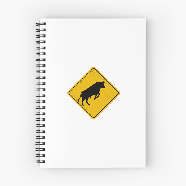 Aperçu de l'œuvre Panneau « Attention, passage de taureaux » créée et vendue par coolcreativeco.
