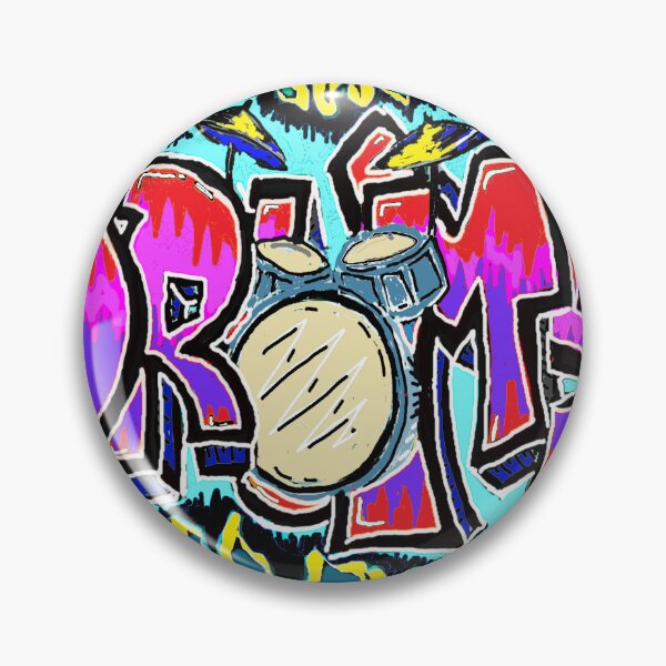 Artikelvorschau, rote Drums on Blues entworfen und verkauft von LowEndGraphics.