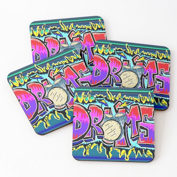 Artikelvorschau, rote Drums on Blues entworfen und verkauft von LowEndGraphics.