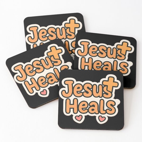 Item preview, Jesus Heals Cute Lettering designed and sold by SassyArtistry.