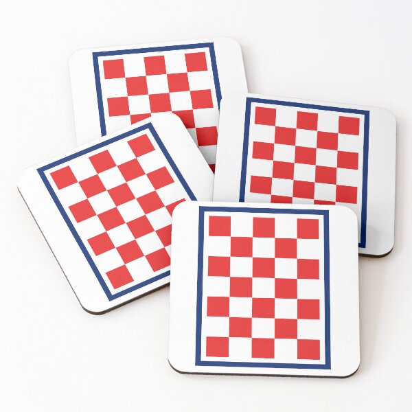 Item preview, Croatian Checker Blue Border designed and sold by Zamian86.