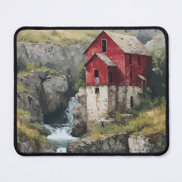 Item preview, St. George — New Brunswick Vintage Gorge Waterfall Art Print designed and sold by TuncGK.