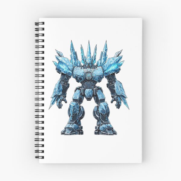 Item preview, Frostcore Mecha Titan – Ice-Punk Cyber Winter Emblem designed and sold by Imaginarium of Chaos falcon88 .