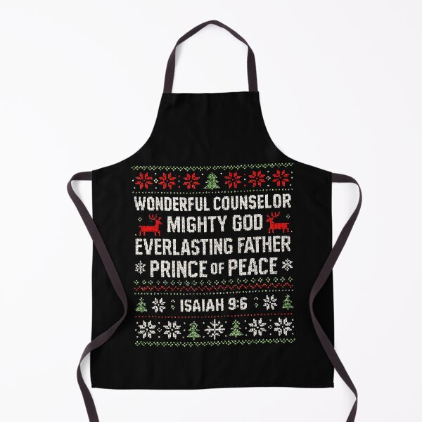 Item preview, Isaiah 9:6 Wonderful Counselor Mighty God Everlasting Father Prince of Peace designed and sold by plushism.