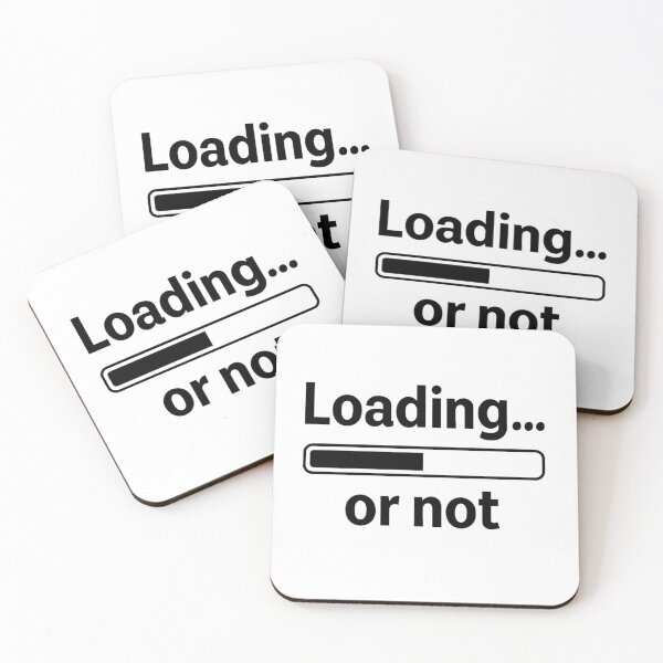 Item preview, Loading or not - Minimalist Black IT Loading Screen Design   designed and sold by EM&Maker.