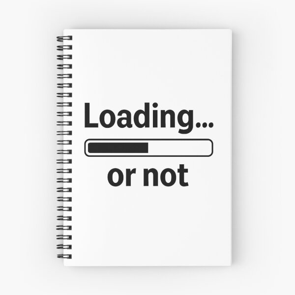 Item preview, Loading or not - Minimalist Black IT Loading Screen Design   designed and sold by EM&Maker.