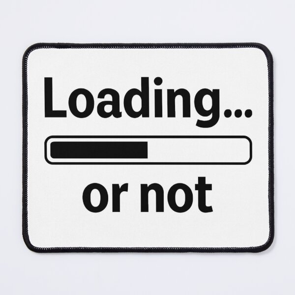 Item preview, Loading or not - Minimalist Black IT Loading Screen Design   designed and sold by EM&Maker.