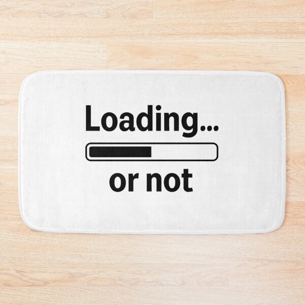 Item preview, Loading or not - Minimalist Black IT Loading Screen Design   designed and sold by EM&Maker.