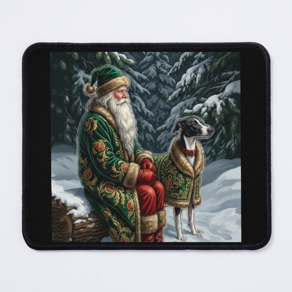 Item preview, Victorian Father Christmas Green Velvet designed and sold by zoughlal.