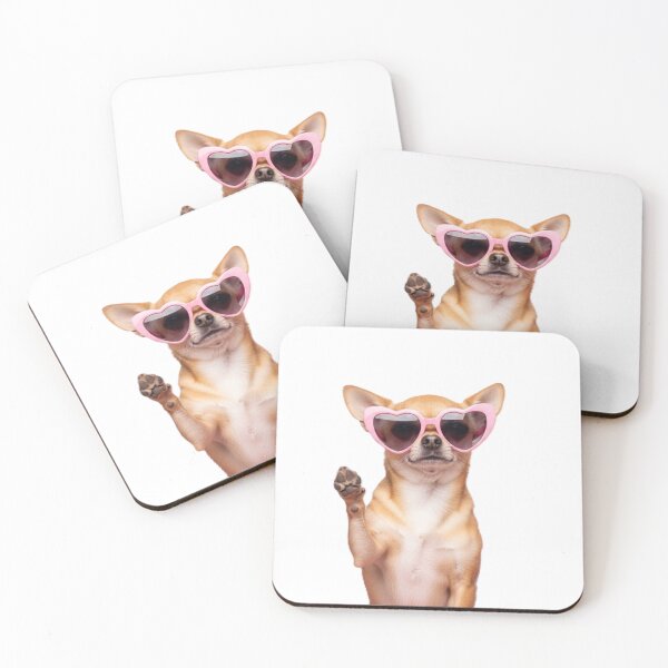 Item preview, Dogs wearing sunglasses - Cheeky Chihuahua designed and sold by josiasalves65.