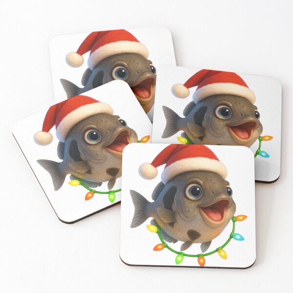 Item preview, Christmas Keyhole Cichlid Fish designed and sold by Sillytoe.