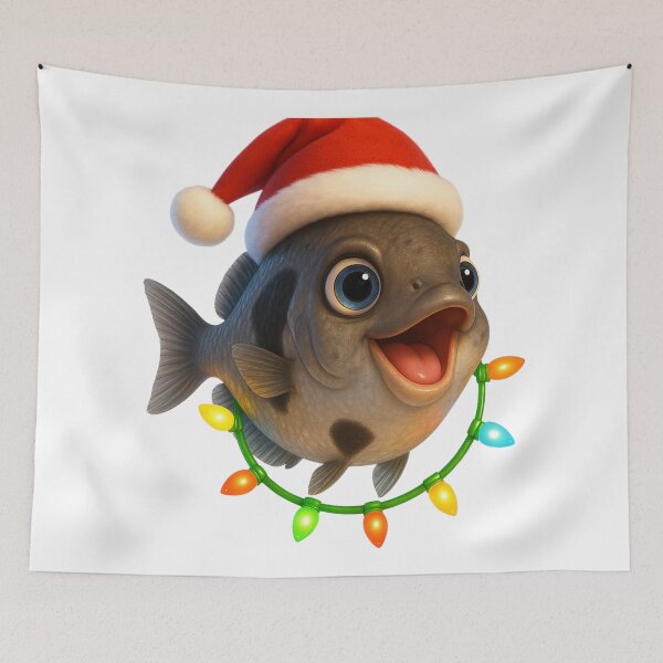 Item preview, Christmas Keyhole Cichlid Fish designed and sold by Sillytoe.