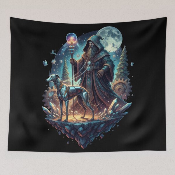 Item preview, Cyborg Hound and Techno Wizard designed and sold by zoughlal.