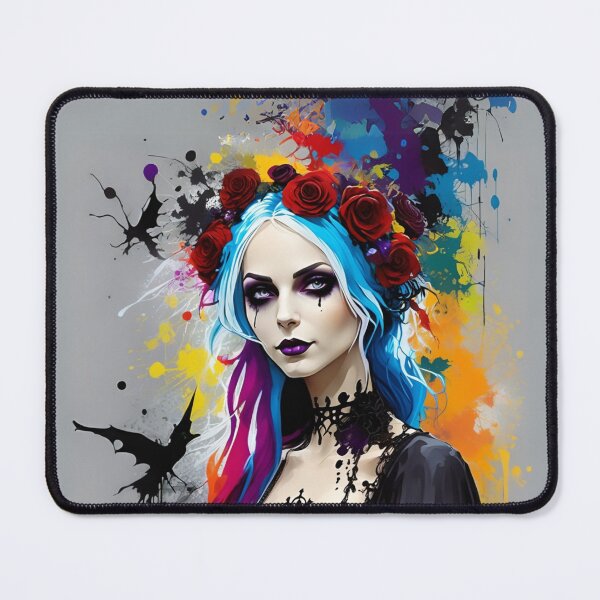 Artikelvorschau, „Goth meets color“ by FrauYviDesign entworfen und verkauft von FrauYviDesign.