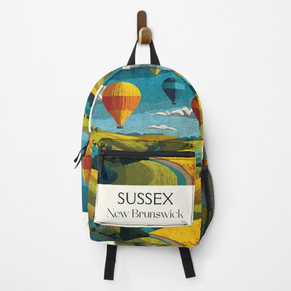 Item preview, Sussex New Brunswick Vibrant Hot Air Balloon Valley designed and sold by TuncGK.