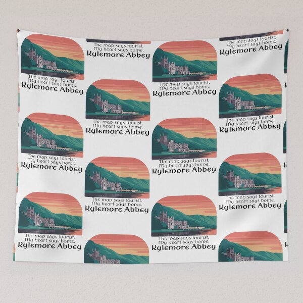 Item preview, Kylemore Abbey My Heart Says Home designed and sold by EwaVerse.