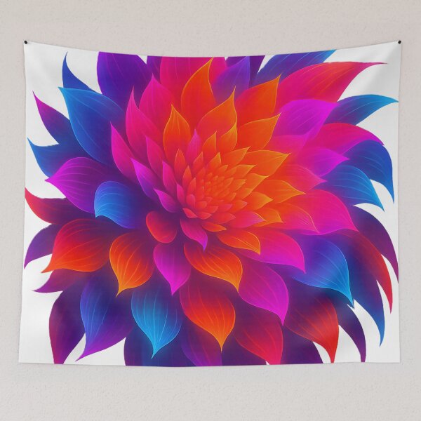 Item preview, Floral Dopamine Explosion – Hypercolor Flowers designed and sold by MrBunny_ART.