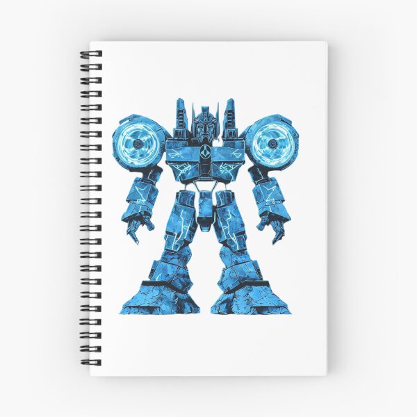 Item preview, Snowstorm Colossus – Ice-Punk Winter Mecha Emblem designed and sold by Imaginarium of Chaos falcon88 .