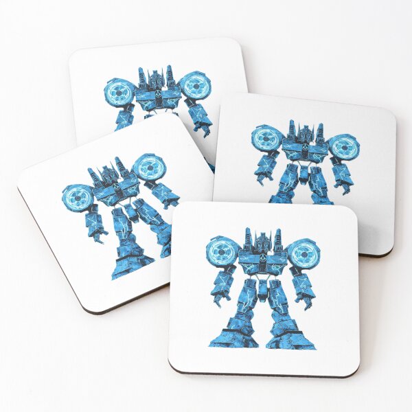 Item preview, Snowstorm Colossus – Ice-Punk Winter Mecha Emblem designed and sold by Imaginarium of Chaos falcon88 .