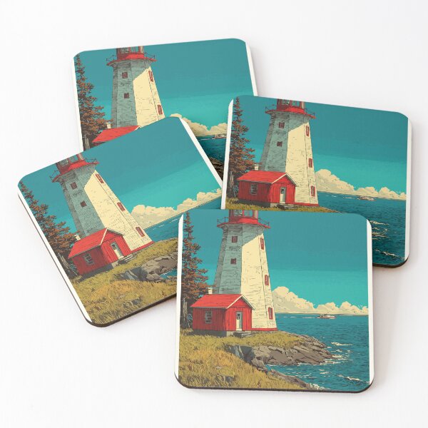 Item preview, Swallowtail Lighthouse (Grand Manan), New Brunswick Art Print designed and sold by TuncGK.