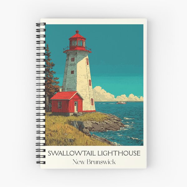 Item preview, Swallowtail Lighthouse (Grand Manan), New Brunswick Art Print designed and sold by TuncGK.