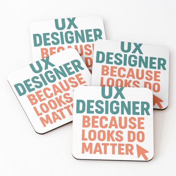 Item preview, UX Designer - Because Looks Do Matter Retro Design designed and sold by Work Life Tees.