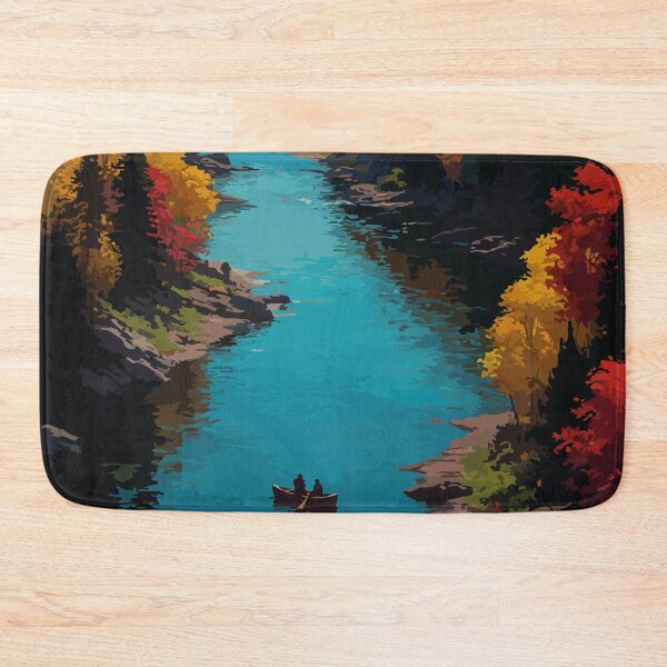 Item preview, Tobique River, New Brunswick Art Print designed and sold by TuncGK.
