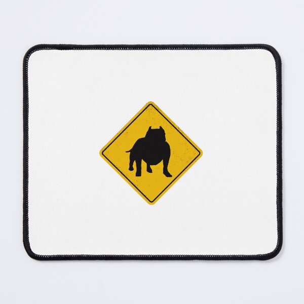 Item preview, Caution Pitbull Crossing Sign designed and sold by coolcreativeco.