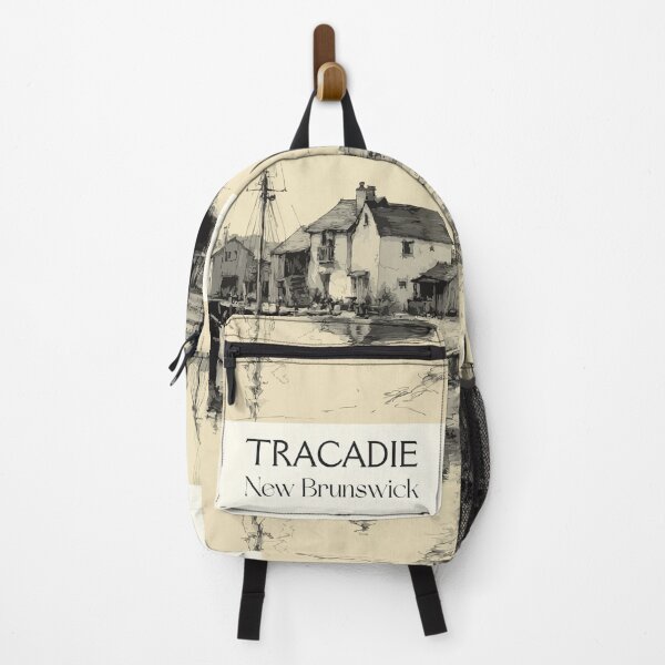 Item preview, Tracadie, New Brunswick Art Print - Ink Drawing Style designed and sold by TuncGK.