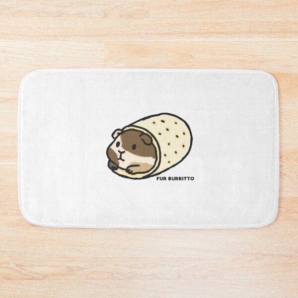 Item preview, Fur Burrito Guinea Pig – Cute Doodle Guinea Pig Wrap Sticker designed and sold by MartynaMakes.