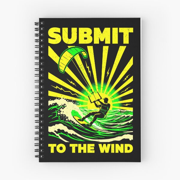 Item preview, Kiteboarding Kitesurfing Submit To The Wind Surfer Sea Ocean designed and sold by GrandeDuc.