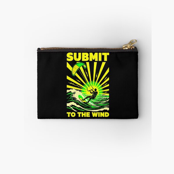 Item preview, Kiteboarding Kitesurfing Submit To The Wind Surfer Sea Ocean designed and sold by GrandeDuc.