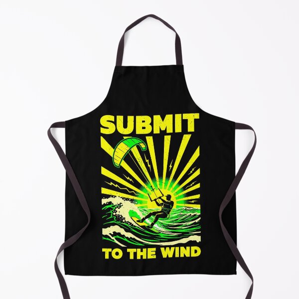 Item preview, Kiteboarding Kitesurfing Submit To The Wind Surfer Sea Ocean designed and sold by GrandeDuc.