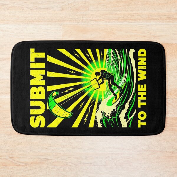 Item preview, Kiteboarding Kitesurfing Submit To The Wind Surfer Sea Ocean designed and sold by GrandeDuc.