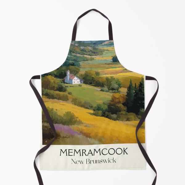 Item preview, Memramcook, New Brunswick Art Print - Watercolor Landscape designed and sold by TuncGK.