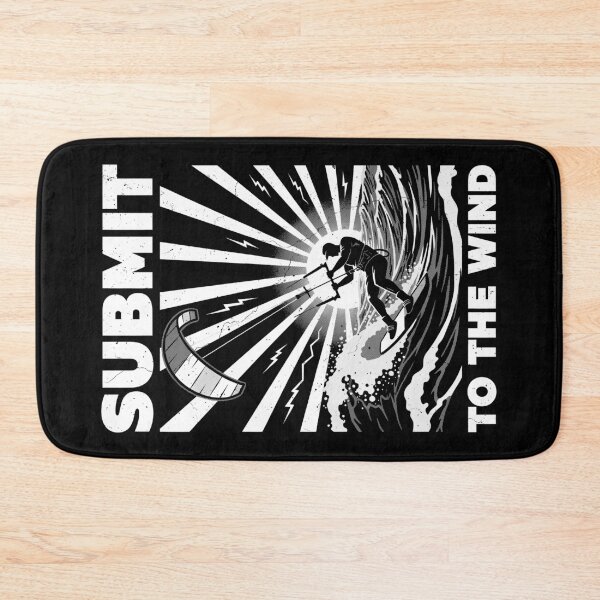 Item preview, Kiteboarding Kitesurfing Submit To The Wind Surfer Sea Ocean designed and sold by GrandeDuc.