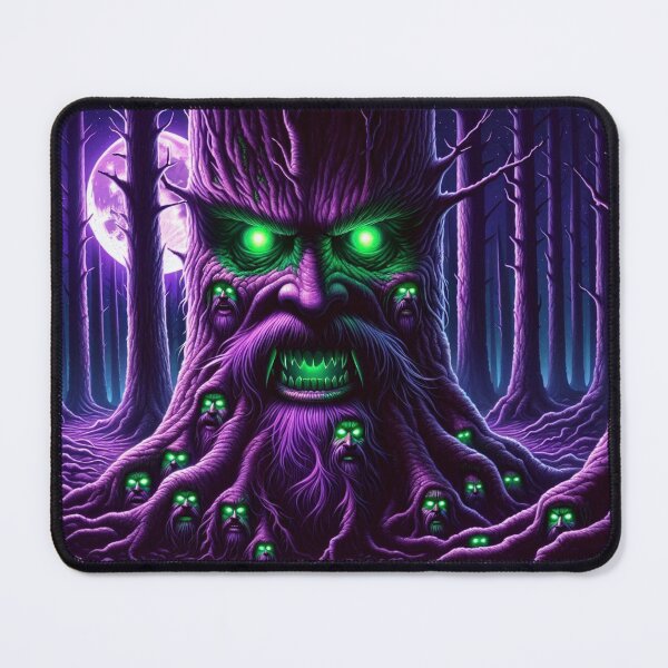 Item preview, Tree guardian with glowing eyes designed and sold by LP-ART by Lutz Peter.