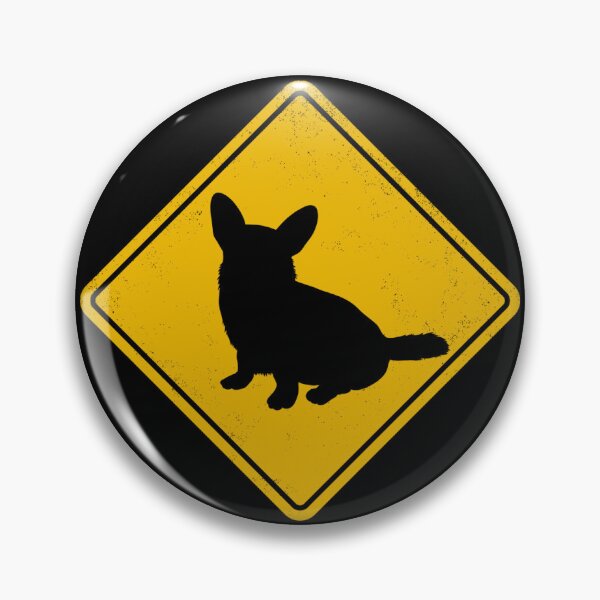 Artikelvorschau, Vorsicht Corgi-Überquerungsschild entworfen und verkauft von coolcreativeco.