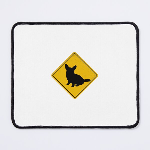 Item preview, Caution Corgi Crossing Sign designed and sold by coolcreativeco.