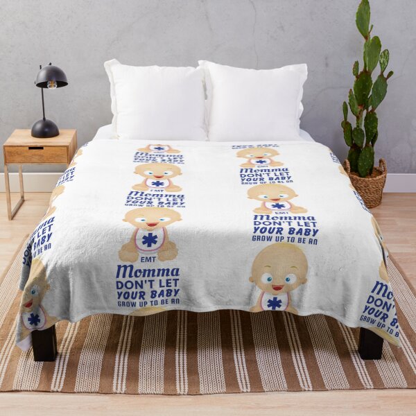 Item preview, Momma, Don’t Let Your Baby Grow Up to Be an EMT – First Responder Humor designed and sold by SnarkSharks.