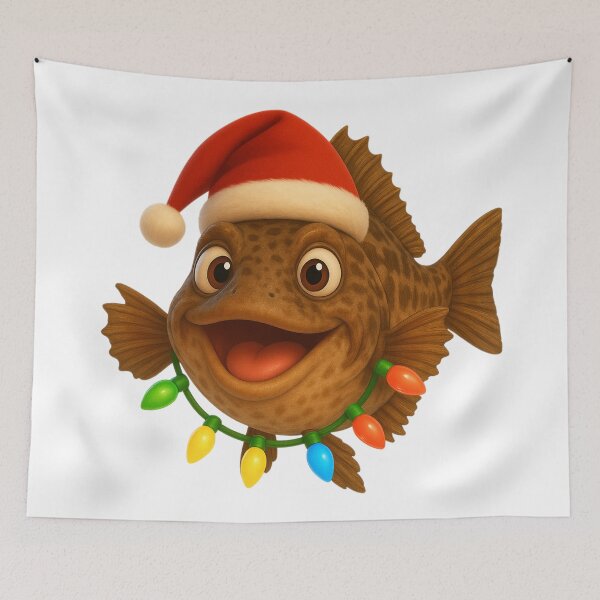 Item preview, Christmas Lizardfish designed and sold by Sillytoe.