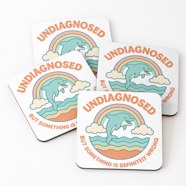 Item preview, Undiagnosed But Something Is Definitely Wrong - Vintage Dolphin Rainbow designed and sold by ZBIFBOUETLA.