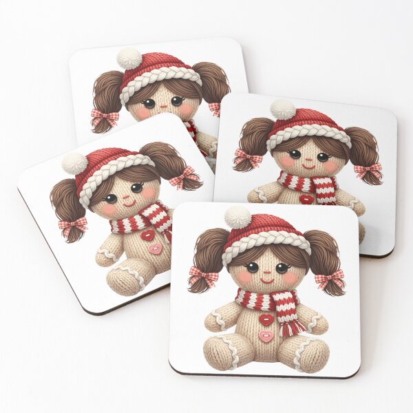 Item preview, Knitted Christmas Doll Girl designed and sold by rim-95.