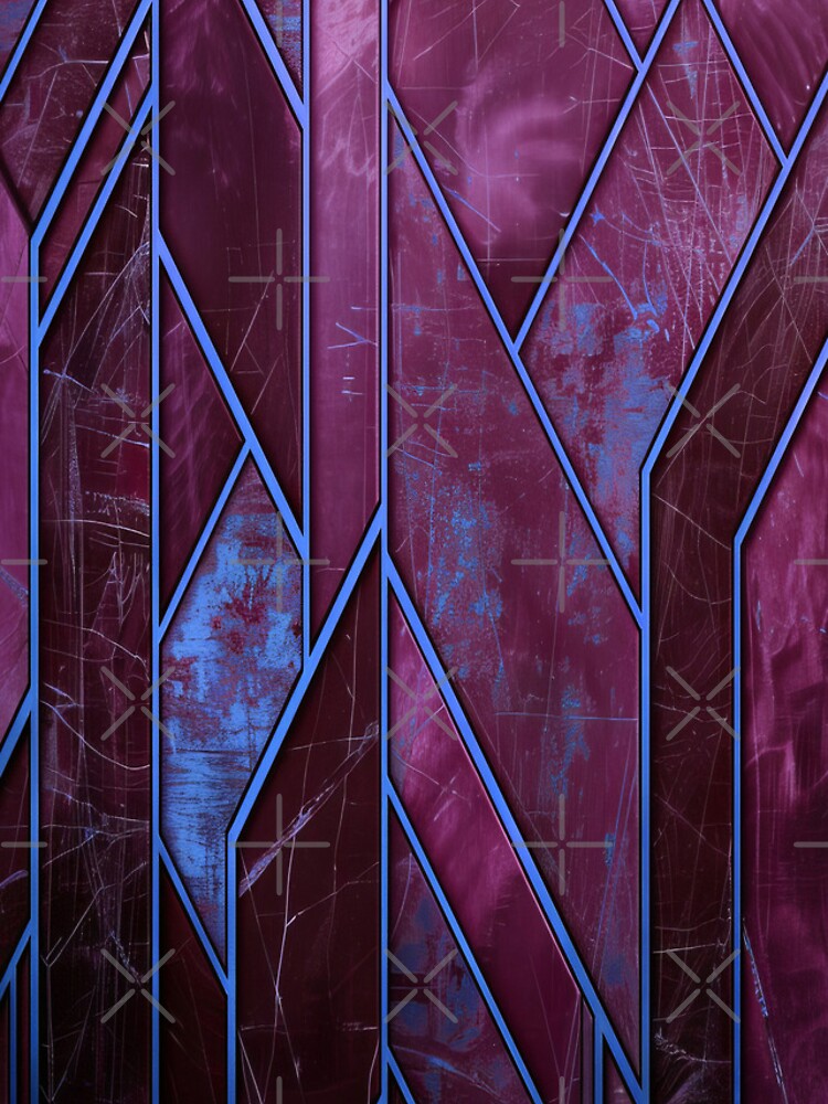 Thumbnail 4 of 4, Samsung Galaxy Phone Case, Violet Ridges Abstract Pattern designed and sold by Shawnsonartshop.