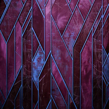 Artwork thumbnail, Violet Ridges Abstract Pattern by Shawnsonartshop