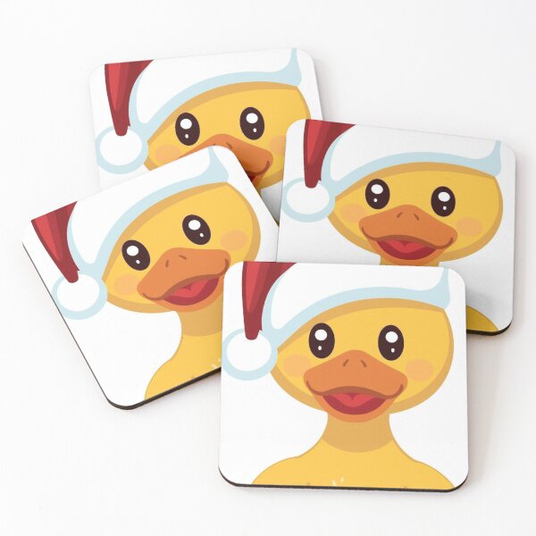 Item preview, Cute Christmas Duck – Kawaii Santa Hat Duckling designed and sold by TokyoView.