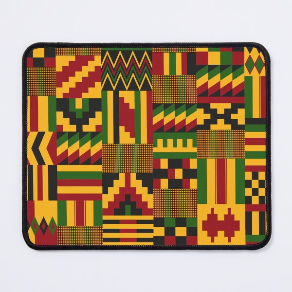 Item preview, Vibrant African Kente Cloth pattern | Ghana Textile designed and sold by MammothArt.