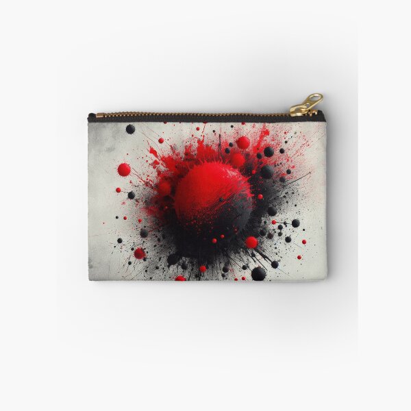Item preview, Red-black splash of color designed and sold by LP-ART by Lutz Peter.