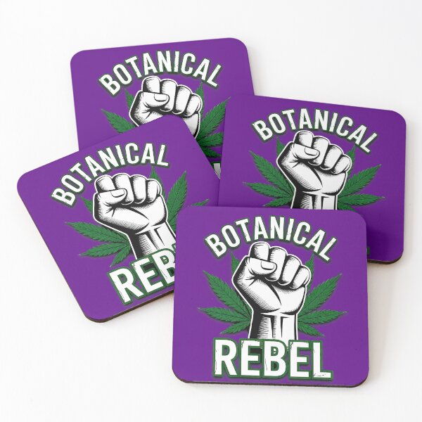 Item preview, Cannabis Leaf – Botanical Rebel – Fist & Marijuana Plant Power Graphic designed and sold by CannaCreative.