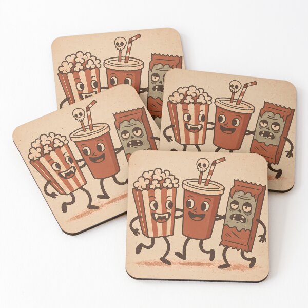 Item preview, Vintage Movie Theater Snacks Gang Horror designed and sold by Cine8.